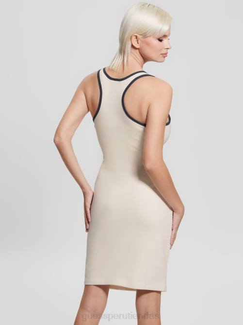 GUESS vestido activo con firma ecológica mujer 0P8X589 rosa sutil vestir