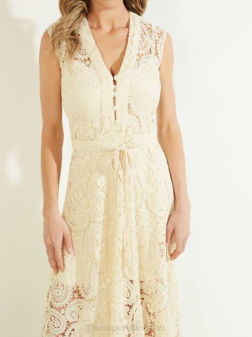 GUESS vestido creta mujer 0P8X879 madreperla vestir