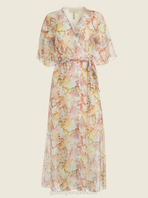 GUESS vestido damien mujer 0P8X704 impresión miraflores vestir