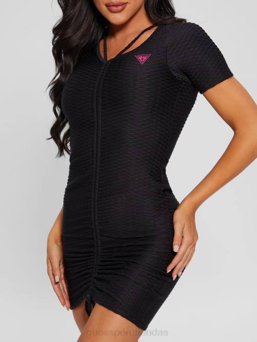 GUESS vestido eco delma activo mujer 0P8X438 negro vestir