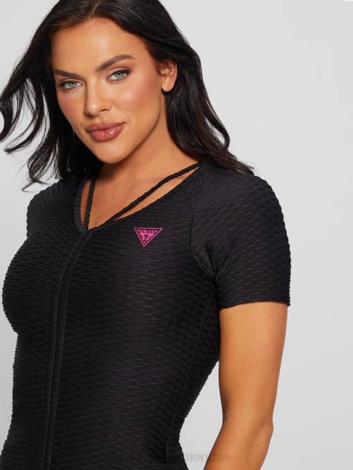 GUESS vestido eco delma activo mujer 0P8X438 negro vestir