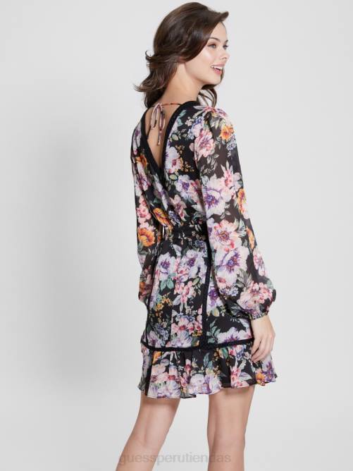 GUESS vestido eco elana floral mujer 0P8X344 ciaobella vestir