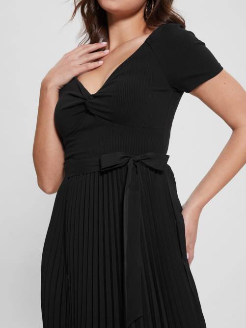 GUESS vestido eco erynn con cinturón mujer 0P8X747 negro vestir