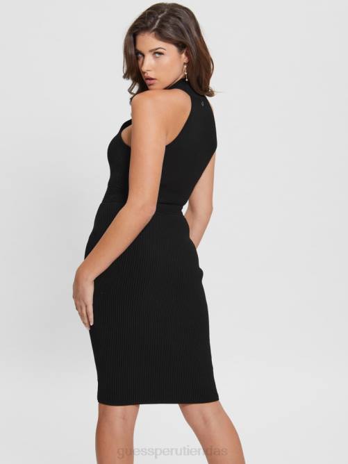 GUESS vestido eco janice mujer 0P8X404 negro vestir