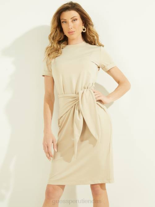 GUESS vestido eco zaira mujer 0P8X852 cemento vestir