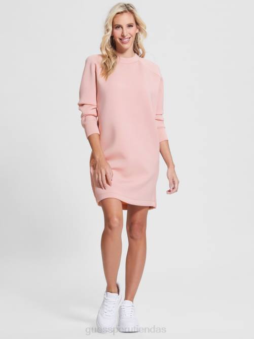 GUESS vestido ecológico allie mujer 0P8X746 vibra violeta vestir