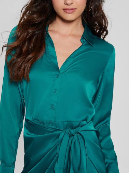 GUESS vestido ecológico alya mujer 0P8X315 lago capri vestir