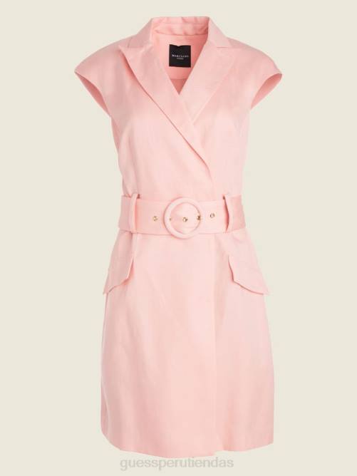 GUESS vestido ecológico hailey mujer 0P8X877 hacienda rosa vestir