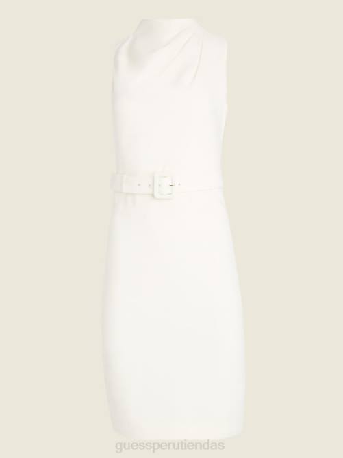 GUESS vestido estela mujer 0P8X810 perla pálida vestir