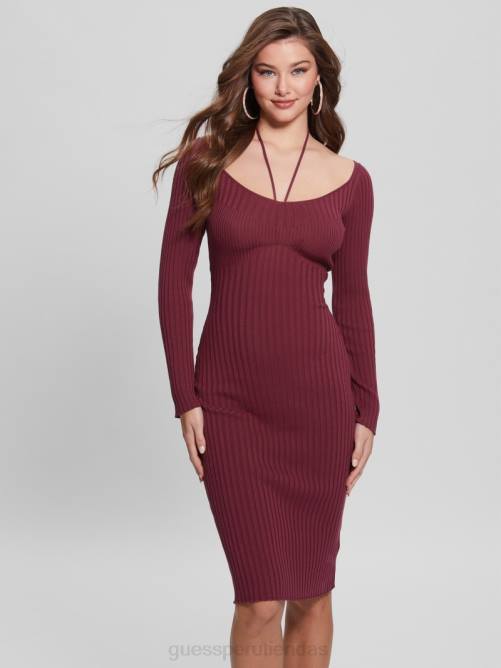 GUESS vestido estilo suéter eco doris mujer 0P8X632 piedra trágica vestir