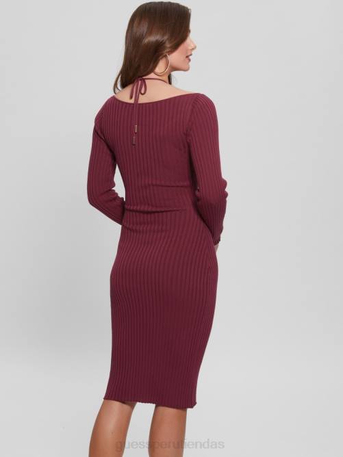 GUESS vestido estilo suéter eco doris mujer 0P8X632 piedra trágica vestir
