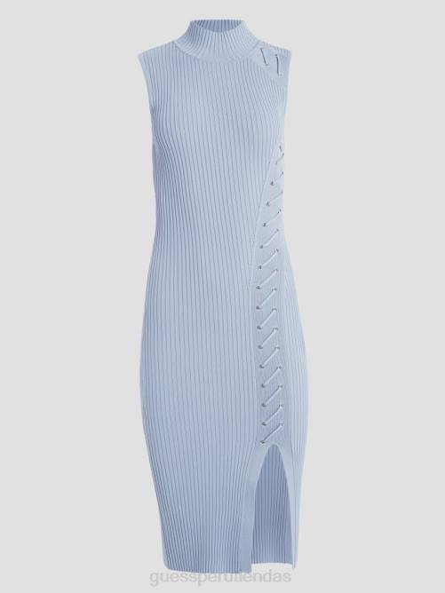 GUESS vestido estilo suéter louise mujer 0P8X648 cielo anochecer vestir