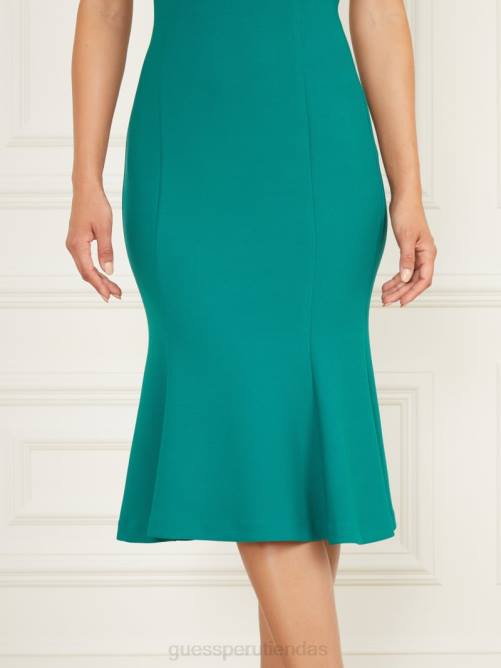GUESS vestido fenton mujer 0P8X677 trullo adornado vestir