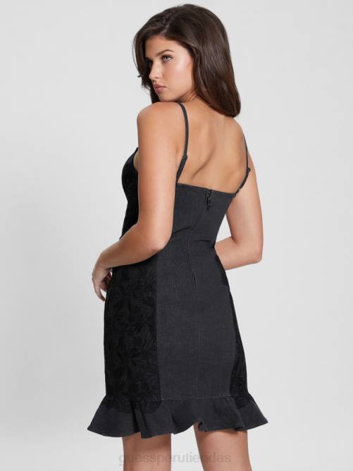 GUESS vestido lelly de encaje mujer 0P8X192 encaje autentico vestir