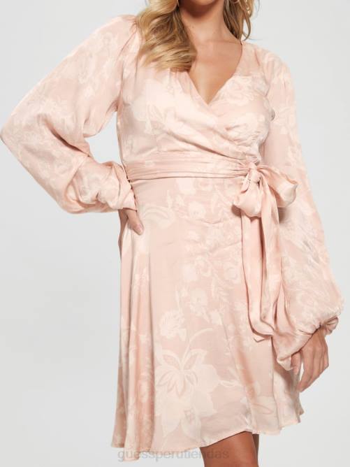 GUESS vestido noelie mujer 0P8X898 muñeca rosa vestir