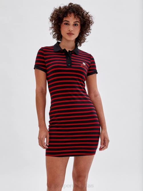 GUESS vestido polo originals x betty boop mujer 0P8X389 negro azabache multicolor vestir