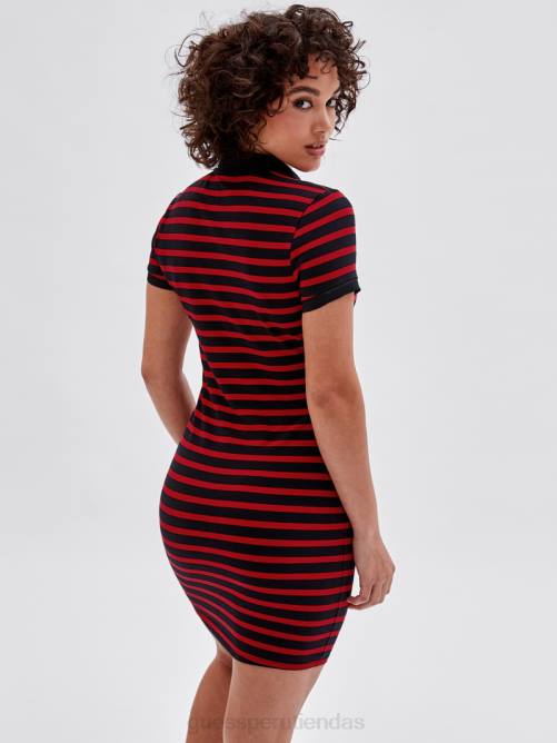 GUESS vestido polo originals x betty boop mujer 0P8X389 negro azabache multicolor vestir