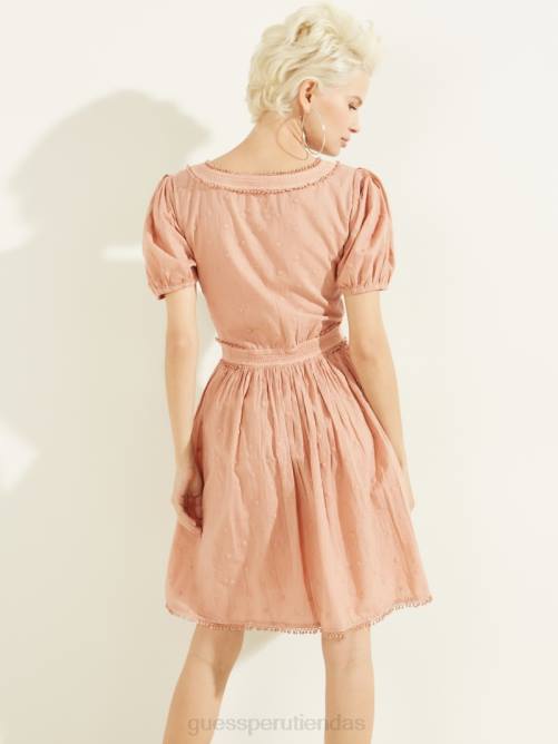 GUESS vestido sofía mujer 0P8X671 felicidad rosa vestir