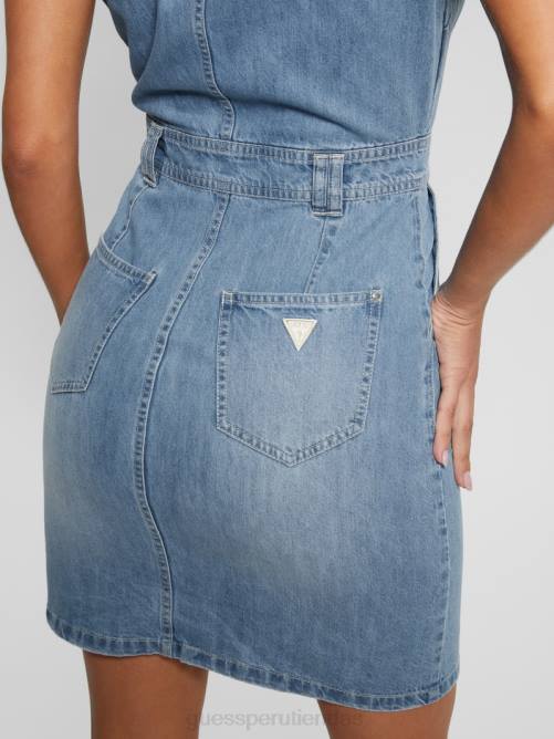 GUESS vestido vaquero liliana mujer 0P8X109 piruleta vestir