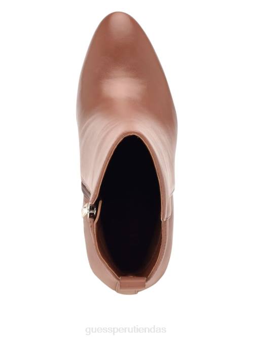 GUESS botín caddy con plataforma mujer 0P8X3518 marrón medio calzado