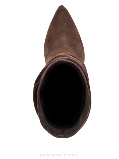 GUESS botín holgado de ante con parte trasera mujer 0P8X3514 marrón medio calzado