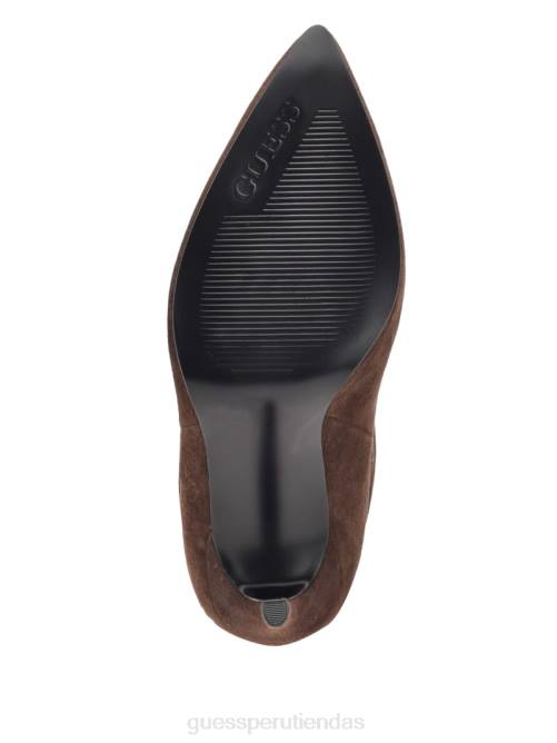 GUESS botín holgado de ante con parte trasera mujer 0P8X3514 marrón medio calzado