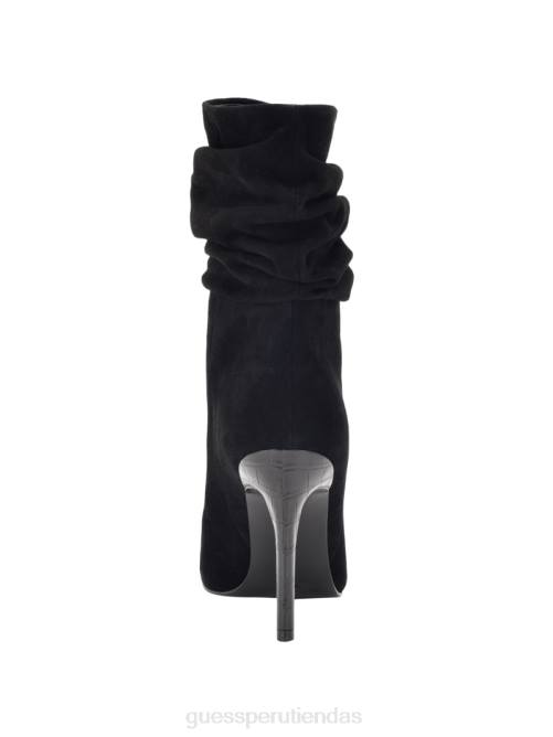 GUESS botín holgado de ante con parte trasera mujer 0P8X3515 negro calzado