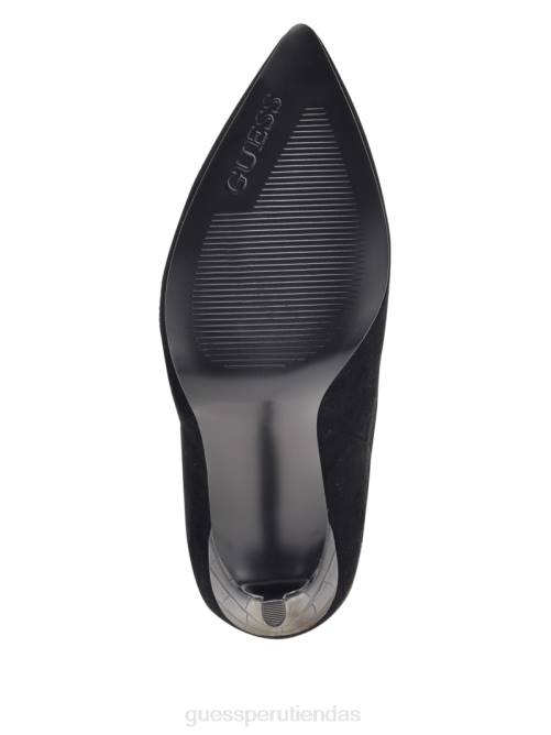 GUESS botín holgado de ante con parte trasera mujer 0P8X3515 negro calzado