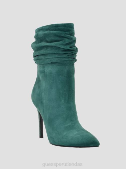 GUESS botín holgado de ante con parte trasera mujer 0P8X3516 verde medio 310 calzado