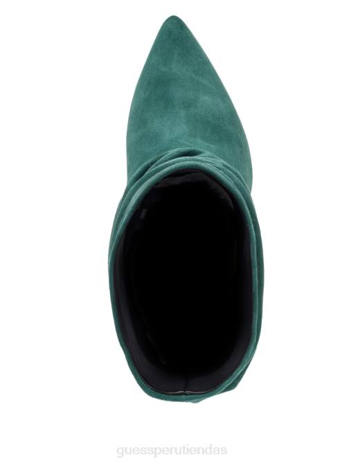 GUESS botín holgado de ante con parte trasera mujer 0P8X3516 verde medio 310 calzado
