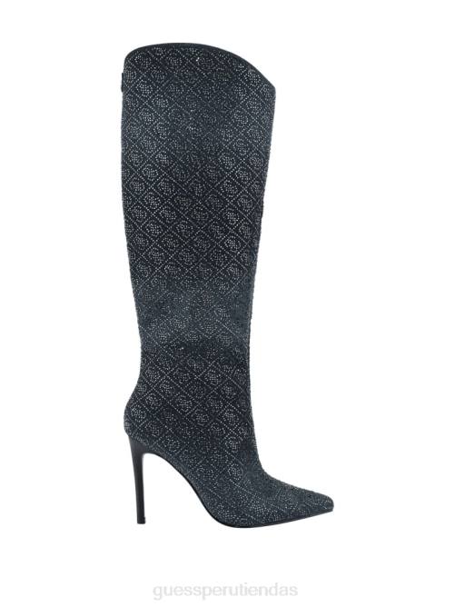 GUESS botas altas bralyn con strass mujer 0P8X3527 negro calzado