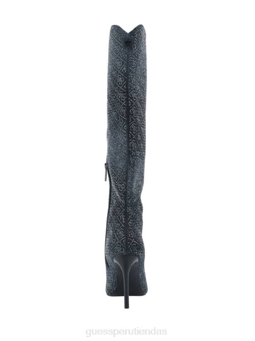 GUESS botas altas bralyn con strass mujer 0P8X3527 negro calzado