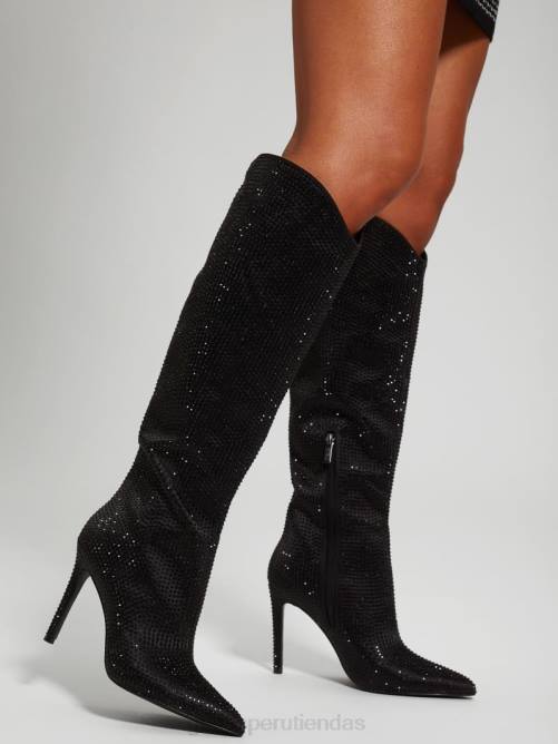 GUESS botas bralyn con strass mujer 0P8X3517 negro calzado