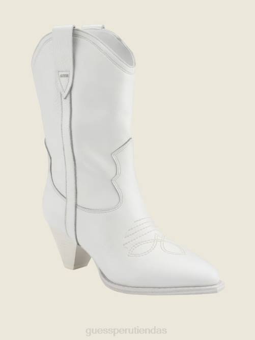 GUESS botas cowboy odilia mujer 0P8X3510 panna calzado