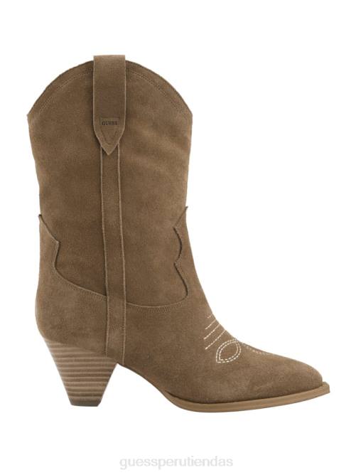 GUESS botas cowboy odilia mujer 0P8X3511 marrón medio calzado