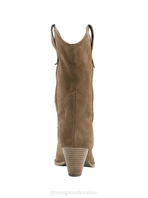 GUESS botas cowboy odilia mujer 0P8X3511 marrón medio calzado