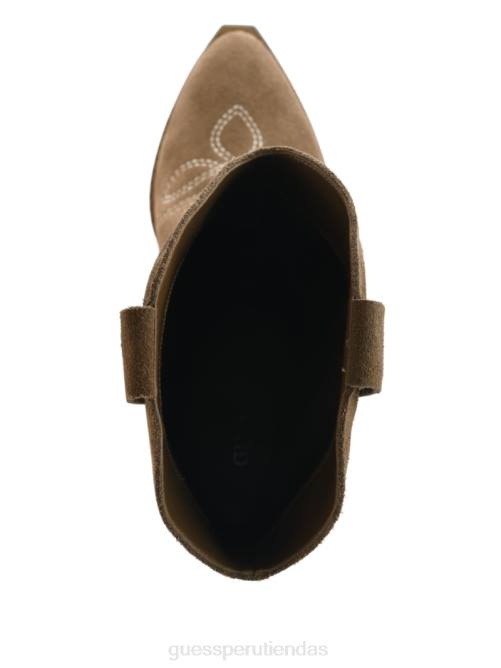GUESS botas cowboy odilia mujer 0P8X3511 marrón medio calzado
