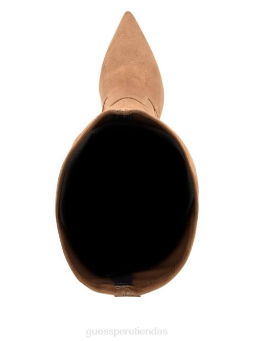 GUESS botas por encima de la rodilla de ante sintético mujer 0P8X3525 marrón medio calzado