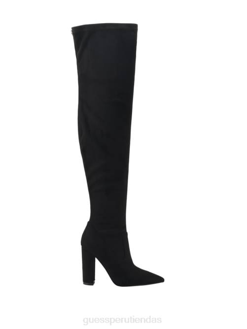 GUESS botas por encima de la rodilla de ante sintético mujer 0P8X3528 negro calzado