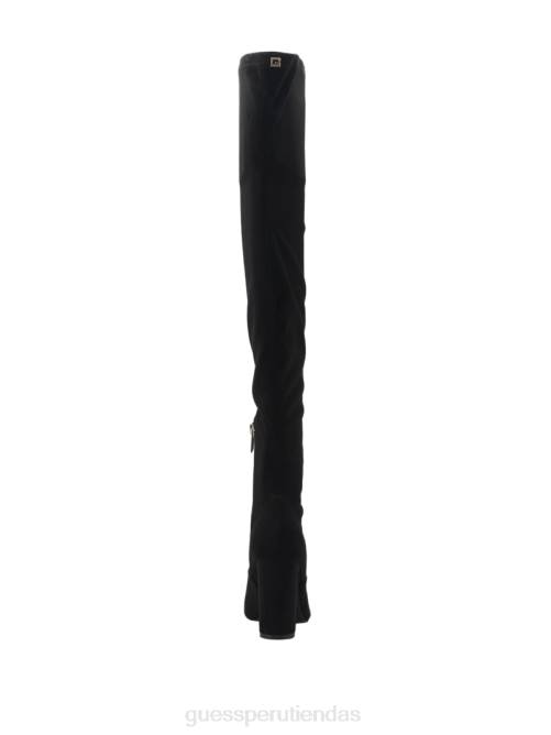 GUESS botas por encima de la rodilla de ante sintético mujer 0P8X3528 negro calzado