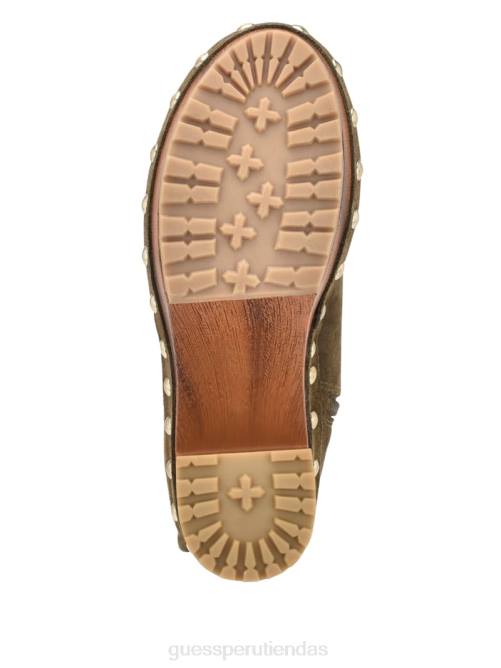 GUESS botines damina con forro de piel sintética mujer 0P8X3529 verde medio 310 calzado