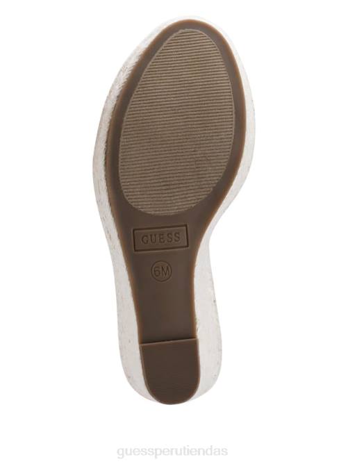 GUESS cuñas alpargatas con lazo halona mujer 0P8X3448 teñido anudado de mezclilla calzado