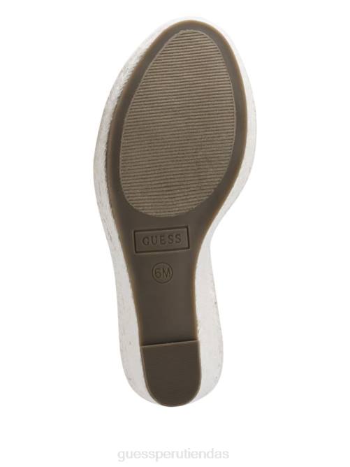GUESS cuñas alpargatas con lazo halona mujer 0P8X3490 luz natural calzado