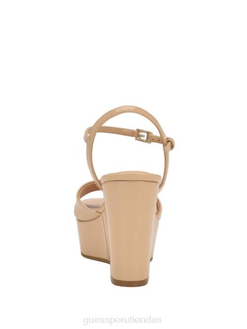 GUESS cuñas de charol zione mujer 0P8X3427 luz natural 110 calzado