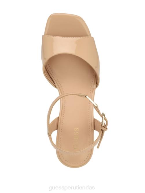 GUESS cuñas de charol zione mujer 0P8X3427 luz natural 110 calzado