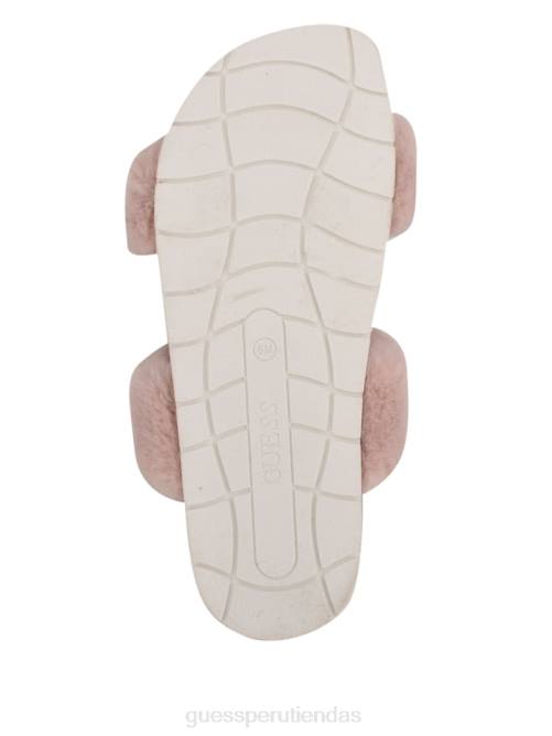 GUESS sandalia fabin de piel sintética mujer 0P8X3503 rosa calzado