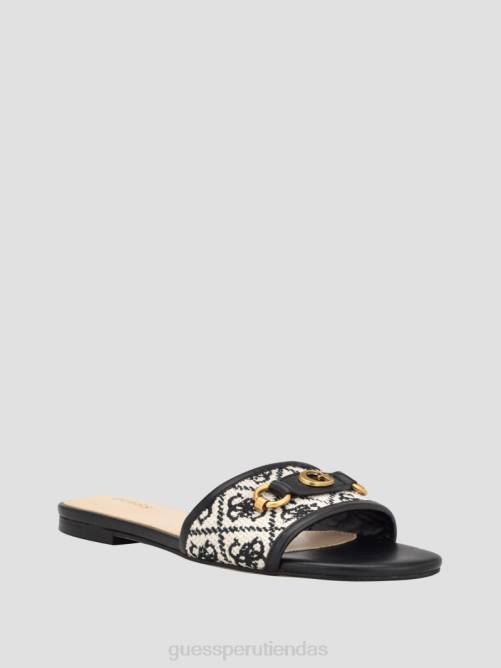 GUESS sandalias Hammi con logo mujer 0P8X3469 negro calzado