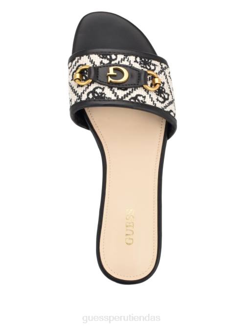 GUESS sandalias Hammi con logo mujer 0P8X3469 negro calzado