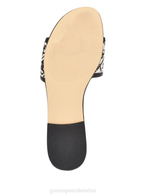 GUESS sandalias Hammi con logo mujer 0P8X3469 negro calzado