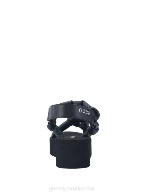 GUESS sandalias albina con plataforma anudada mujer 0P8X3481 negro calzado